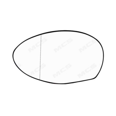 SX_SCRITTA_LOGO.jpg Piastra Retrovisore Sinistro Alfa Romeo 147 2000-2010 0071717906 Asferico Termico