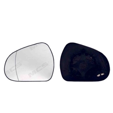SX_SCRITTA_LOGO.jpg Piastra Retrovisore Sinistro Peugeot 207 2006-2015 8151Je Asferico Termico