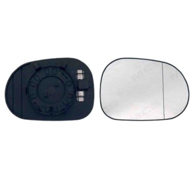 DX_SCRITTA_LOGO.jpg Piastra Retrovisore Destro Mercedes-Benz Classe M 1998-2001 A1638102019 Asferico Azzurrato Termico