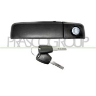 Maniglia Esterna Anteriore Sinistra Nera Per Fiat Panda Dal 2003 Al 2011