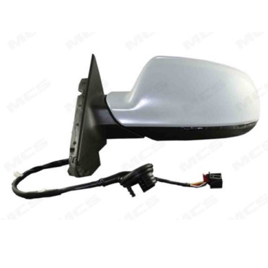 DX_SCRITTA_LOGO.jpg Retrovisore Completo Destro Audi A3 2010-2012 8 Pins 8P1858532Db01C Elettrico Convesso Termico Da Verniciare