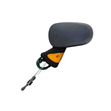 SX_SCRITTA_LOGO.jpg Retrovisore Completo Sinistro Renault Modus/Grand Modus 2004-2008 2 Pins 7701060071 Meccanico Convesso