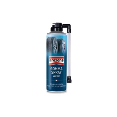 8473_12pezzi.jpg Arexons 8473 Gomma Spray Ripara Gomme Cartone Intero 12 Pezzi X 300 Ml.