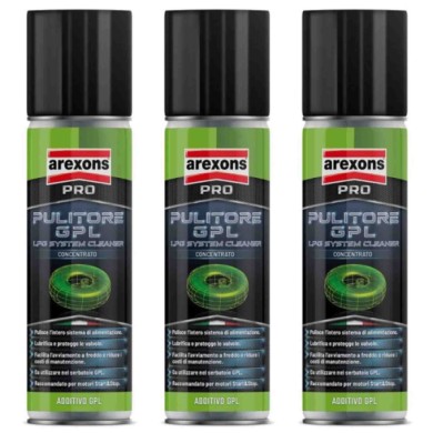 9837_1.jpg Arexons Pulitore Gpl 9837 3 Pezzi X 120ml Pulisce Iniettori A Gas E Elettrovalvole