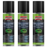 Arexons Pulitore Gpl 9837 3 Pezzi X 120ml Pulisce Iniettori A Gas E Elettrovalvole