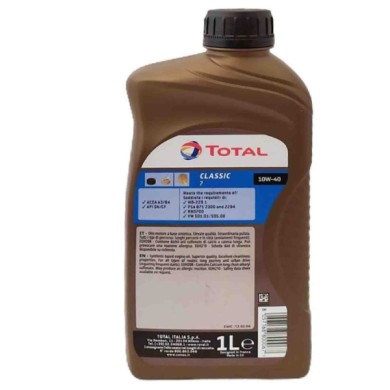 CLASSIC 1.jpg Total Classic 7 10w40 Olio Motore Auto Benzina Diesel E Furgoni Leggeri Confezione 2 Litri