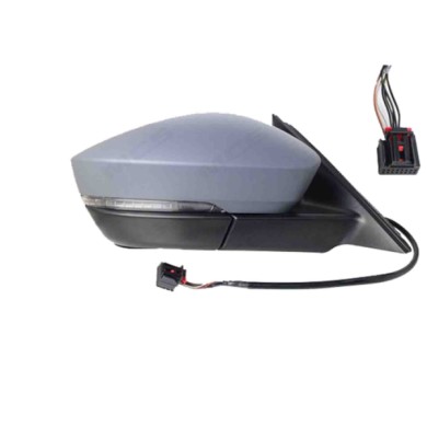 333864.JPG Retrovisore Completo Destro Skoda Kodiaq 2016 9 Pins 566857508A Elettrico Convesso Termico Da Verniciare