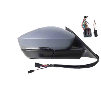 333868.JPG Retrovisore Completo Destro Skoda Kodiaq 2016 15 Pins 566857508D Elettrico Convesso Termico Da Verniciare