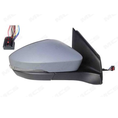 334015.JPG Retrovisore Completo Destro Volkswagen T-Cross 2018 8 Pins 2Gm857508L9B9 Elettrico Convesso Termico Da Verniciare