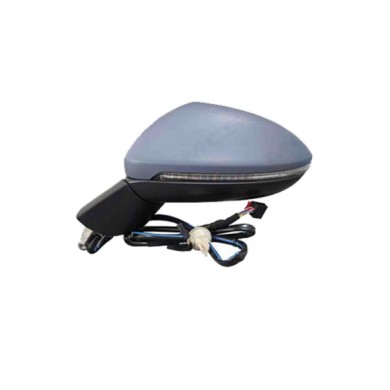 332989.JPG Retrovisore Completo Sinistro Volkswagen Golf Sportsvan 2014-2020 8 Pins 517857507M9B9 Elettrico Asferico Termico Da 