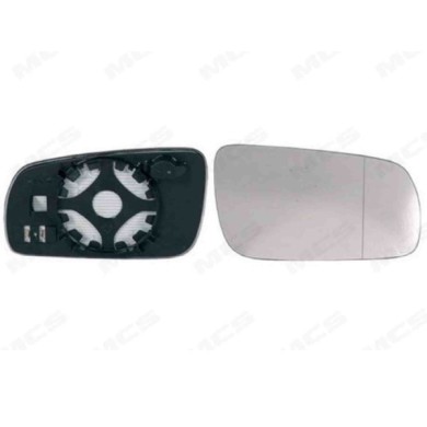 DX_SCRITTA_LOGO.jpg Piastra Retrovisore Destro Skoda Octavia I 1996-2004 1U1857522H Convesso Termico Modello Grande