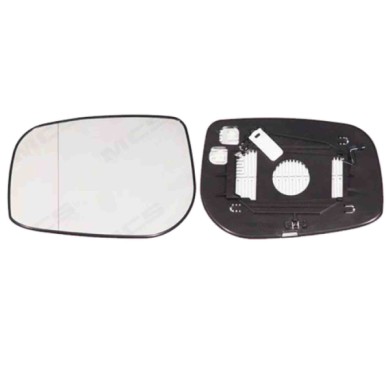 SX_SCRITTA_LOGO.jpg Piastra Retrovisore Sinistro Toyota Avensis Tre Volumi 2003-2008 87909-05370 Asferico Termico