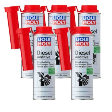 LIQ_2.jpg Liqui Moly Diesel Additive 5 Pezzi X 300ml 2585 Additivo Pulitore Iniettori Gasolio