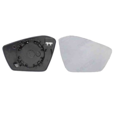 DX_SCRITTA_LOGO.jpg Piastra Retrovisore Destro Skoda Kamiq 2019 2 Pins 657857522 Convesso Termico