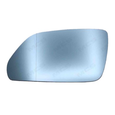 SX_SCRITTA_LOGO.jpg Piastra Retrovisore Sinistro Skoda Octavia Ii 2004-2009 2 Pins 1Z1 857 521 K Asferico Azzurrato Termico