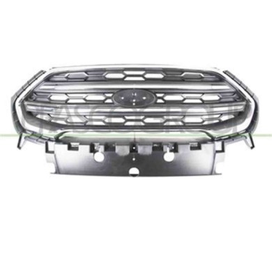 FD7522011_1.JPG Griglia Radiatore Nera Con Modanature Cromate Per Ford Ecosport Dal 2018