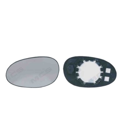 SX_SCRITTA_LOGO.jpg Piastra Retrovisore Sinistro Smart Fortwo Cabrio 2004-2007 0001974V002000000 Convesso