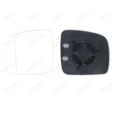 DX_SCRITTA_LOGO.jpg Piastra Retrovisore Destro Volkswagen Caddy Iii Furgonato 2004-2015 7E1857522 Asferico