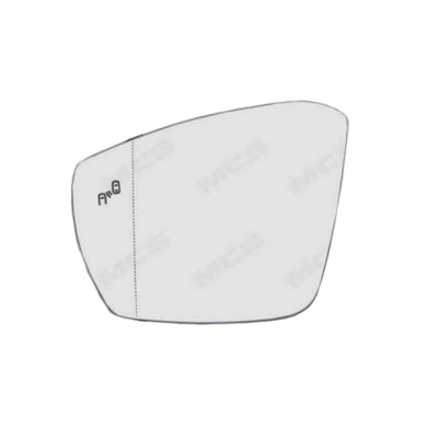 SX_SCRITTA_LOGO.jpg Piastra Retrovisore Sinistro Volkswagen T-Cross 2018 2 Pins 2Gm 857 521 F Asferico Termico Con Side