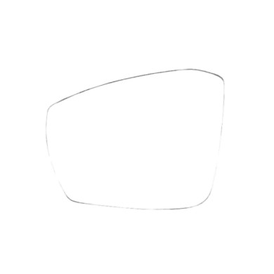 SX_SCRITTA_LOGO.jpg Piastra Retrovisore Sinistro Skoda Octavia Iii 2012-2020 2 Pins 5E0857521 Convesso Termico