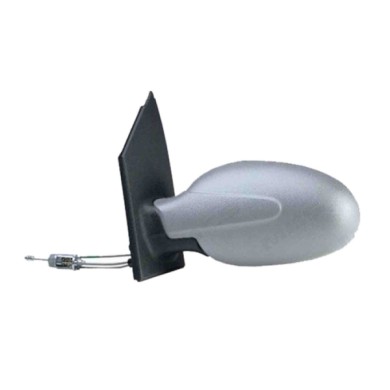 DX_SCRITTA_LOGO.jpg Retrovisore Completo Destro Smart Fortwo Cabrio 2004-2007 0000512V007C49L00 Meccanico Convesso Grigio