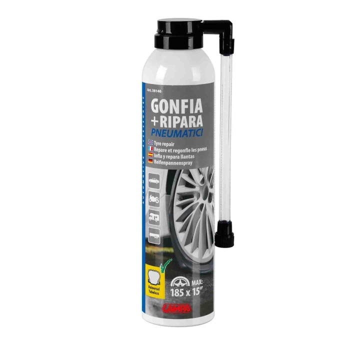 38140-S-01.JPG Gonfia E Ripara Pneumatici 300 Ml Kit Riparazione Pneumatici E Compressori Kit Riparazione Pneumatici