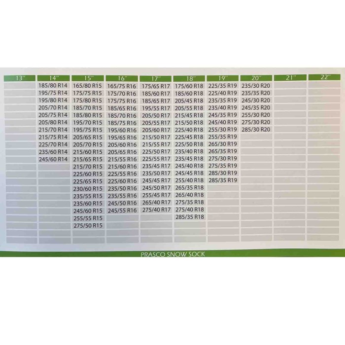 CALZE_PRASCO_L.jpg Calze Da Neve Taglia L (2 Pezzi)