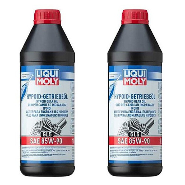 LIQUI-MOLY-1035.jpg LIQUI MOLY 1035 Olio per cambi ad ingra­naggi ipoidi (GL5) SAE 85W-90. KIT PROMOZIONE 2 LITRI