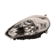 NEUTRO.jpg Coppia Proiettori Destro e Sinistro H4 Elettrico Cromato Per Fiat Punto Dal 2012 Al 2017