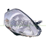 Proiettore Destro H4 Elettrico Cromato Per Fiat Grande Punto Dal 2005 Al 2009