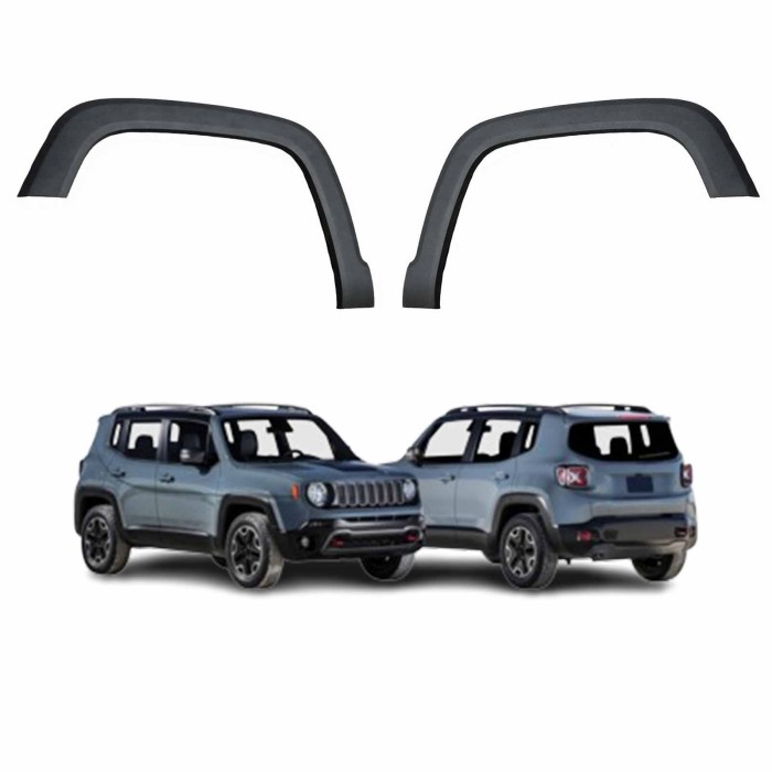 JE1001581_JE1001582_3.jpg Kit Parafanghino Anteriore Destro e Sinistro Per Jeep Renegade Dal 2014 Al 2018