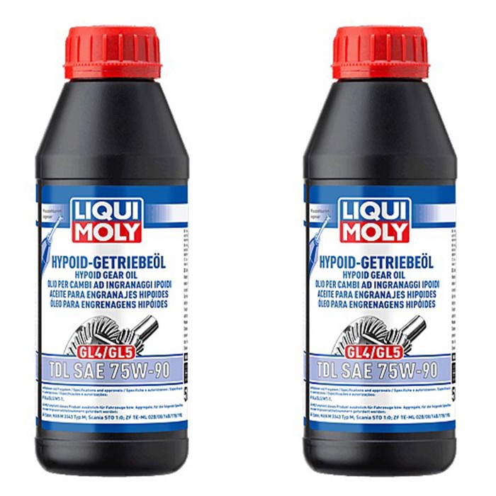 LIQUI-MOLY-1407_1-PEZZO.jpg Olio per cambi ad ingra­naggi ipoidi (GL4/5) TDL SAE 75W-90. CONFEZIONE 2 LITRI