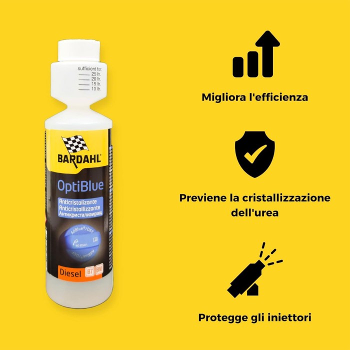 bardbuono4.jpg BARDAHL ADDITIVO per Auto Diesel con SCR AdBlue, 250 ml 250ml