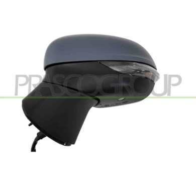 SX_SCRITTA_LOGO.jpg Retrovisore Sinistro Elettrico Primer Termico Chiudibile Con Fanale Luce Cortesia Convesso 10 Pins Ford Puma