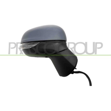 DX_SCRITTA_LOGO.jpg Retrovisore Destro Elettrico Primer Termico Chiudibile Con Fanale Luce Cortesia Blis Convesso 12 Pins Ford P