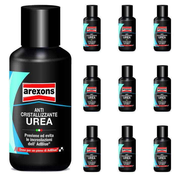 9655_ANTICRISTALLIZANTE_ADBLUE.jpg Arexons 9655 Additivo Anticristalli Adblue 10 PEZZI X 50 Ml