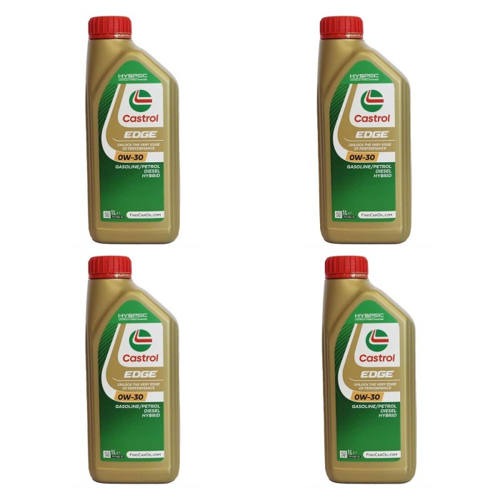 162825X4.jpg Castrol Edge 0w30 olio motore auto benzina diesel 4 PEZZI x 1 Litro