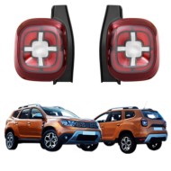DA8244155_DA8244156_2.jpg Coppia Fanali Posteriori Sinistro e Destro Senza Porta Lampada Dacia Duster Dal 2018 Al 2021