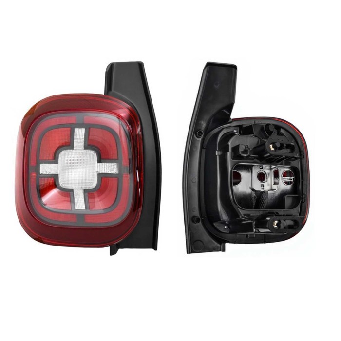 NEUTRO.jpg Coppia Fanali Posteriori Sinistro e Destro Senza Porta Lampada Dacia Duster Dal 2018 Al 2021
