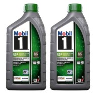Olio Motore Mobil 1 Esp 5w30 Auto Benzina Diesel Dpf E Catalizzatori KIT PROMOZIONE 2 LITRI