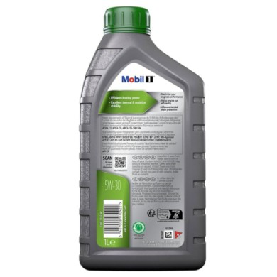 MOBIL-RETRO.jpg Olio Motore Mobil 1 Esp 5w30 Auto Benzina Diesel Dpf E Catalizzatori. KIT PRMOZIONE 3 LITRI