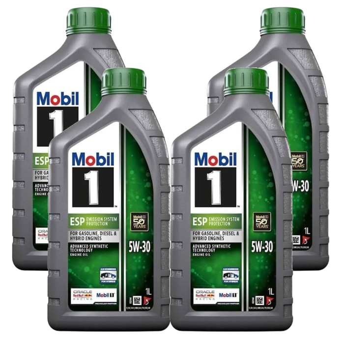 MOBIL-1.jpg Olio Motore Mobil 1 Esp 5w30 Auto Benzina Diesel Dpf E Catalizzatori. KIT PROMOZIONE 4 LITRI