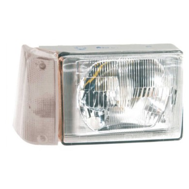 NEUTRO.jpg Proiettore Asimmetrico Sinistro e Destro H5 Manuale Con Fanale Bianco Per Fiat Panda Dal 1986 Al 2003