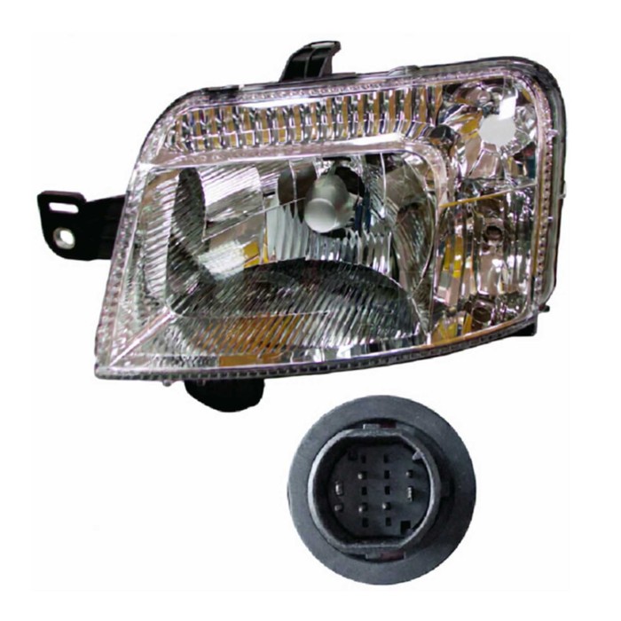 NEUTRO.jpg Proiettore Sinistro e Destro H4 Elettrico Con Motore Per Fiat Panda Dal 2003 Al 2011