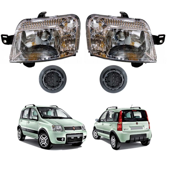 FT1234803_FT1234804_3.jpeg Proiettore Sinistro e Destro H4 Elettrico Con Motore Per Fiat Panda Climbing 4x4 - Natural Power Dal 
