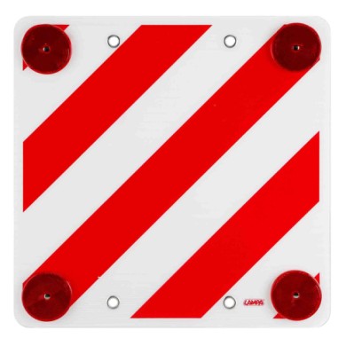 66104-C-01.JPG Pannello Di Segnalazione Carico Sporgente Polietilene Contrassegni Targhe E Contrassegni