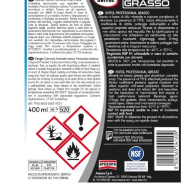 ARE1.jpg Arexons 4363 Lubrificante Professional Grasso 400 Ml. Con Erogatore A Cannuccia