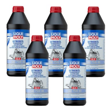 3658_LIQUI-MOLY.jpg LIQUI MOLY 3658 KIT PROMO 5 LITRI OLIO SPECIFICO PER CAMBIO MANUALE O AUTOMATICO 75W80 AD ALTE PRESTAZIONI.