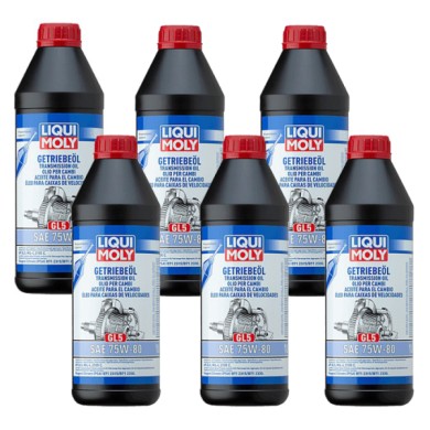 3658_LIQUI-MOLY.jpg LIQUI MOLY 3658 KIT PROMO 6 LITRI OLIO SPECIFICO PER CAMBIO MANUALE O AUTOMATICO 75W80 AD ALTE PRESTAZIONI.