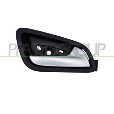 DX_SCRITTA_LOGO.jpg Maniglia Posteriore Destra Interna Con Leva Satinata Argento Mostrina Nera Ford Kuga Dal 2013 Al 2016 235304